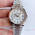 EWF Replica Rolex Datejust 36MM Watch Silver Dial with Diamond_th.jpg